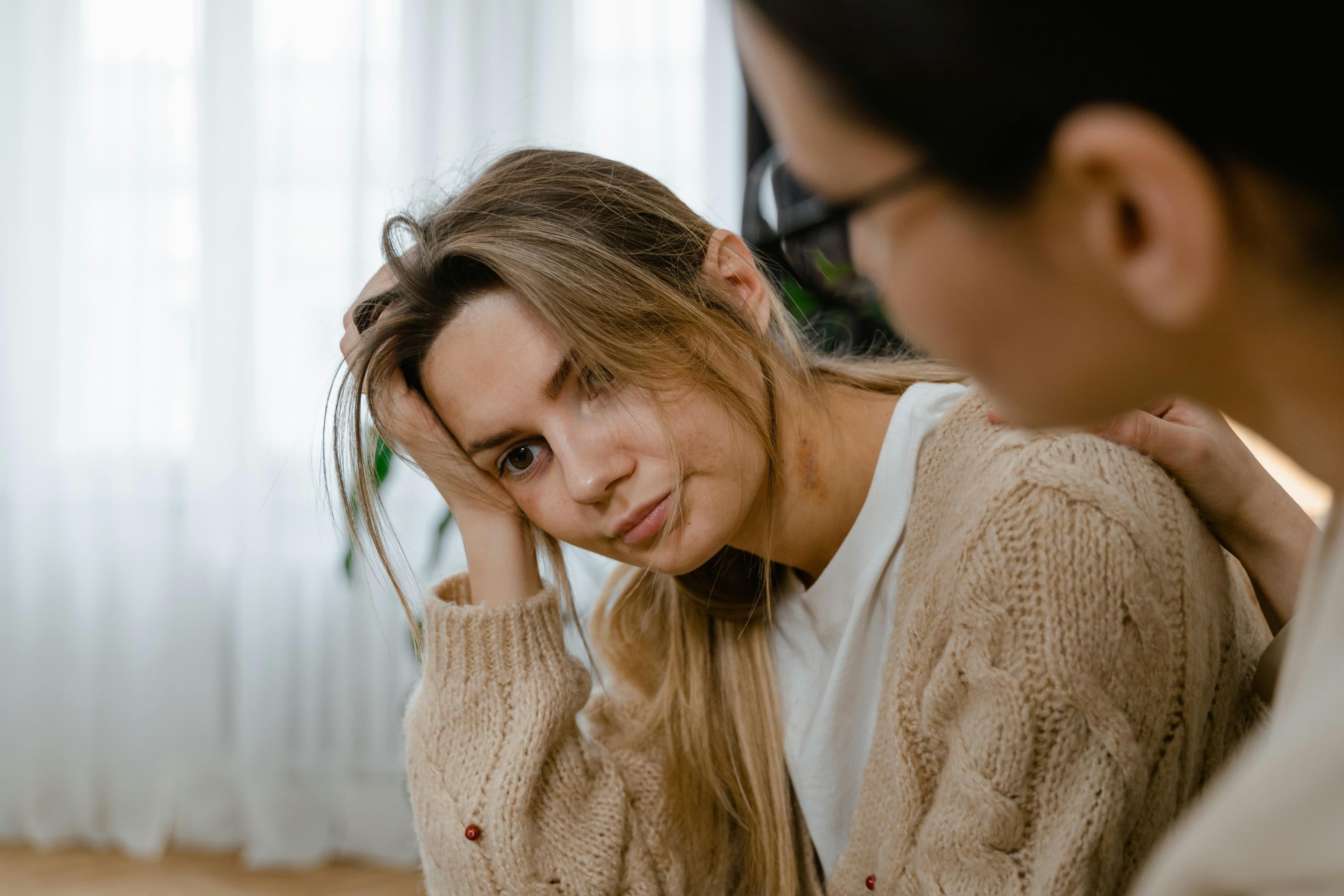 Woman feeling frustrated with health journey
